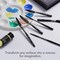 ARTIFY Pinstriping Brush Set, 6 Pcs Professional Mixed Squirrel Hair Detail Script Liner Brush, Scroll Brush, Sword Brush, Dagger Striper Brush, High Performance Lettering Brush for Painting